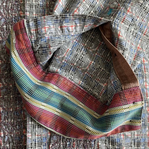 Robert Graham Sport Shirt - Blue/Grey Patterned - X-Large - Picture 5 of 8